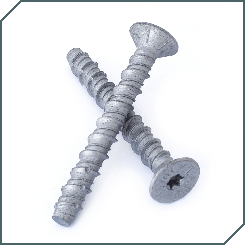 Concrete screw – Heavy duty flat head torx - GSYM technoplan - Fasteners specialists