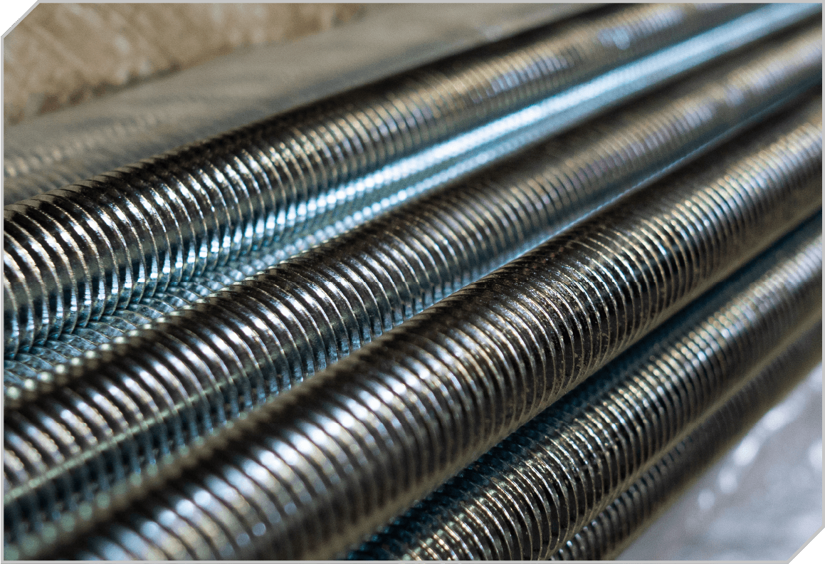 Steel threaded rods - GSYM technoplan - Fasteners specialists