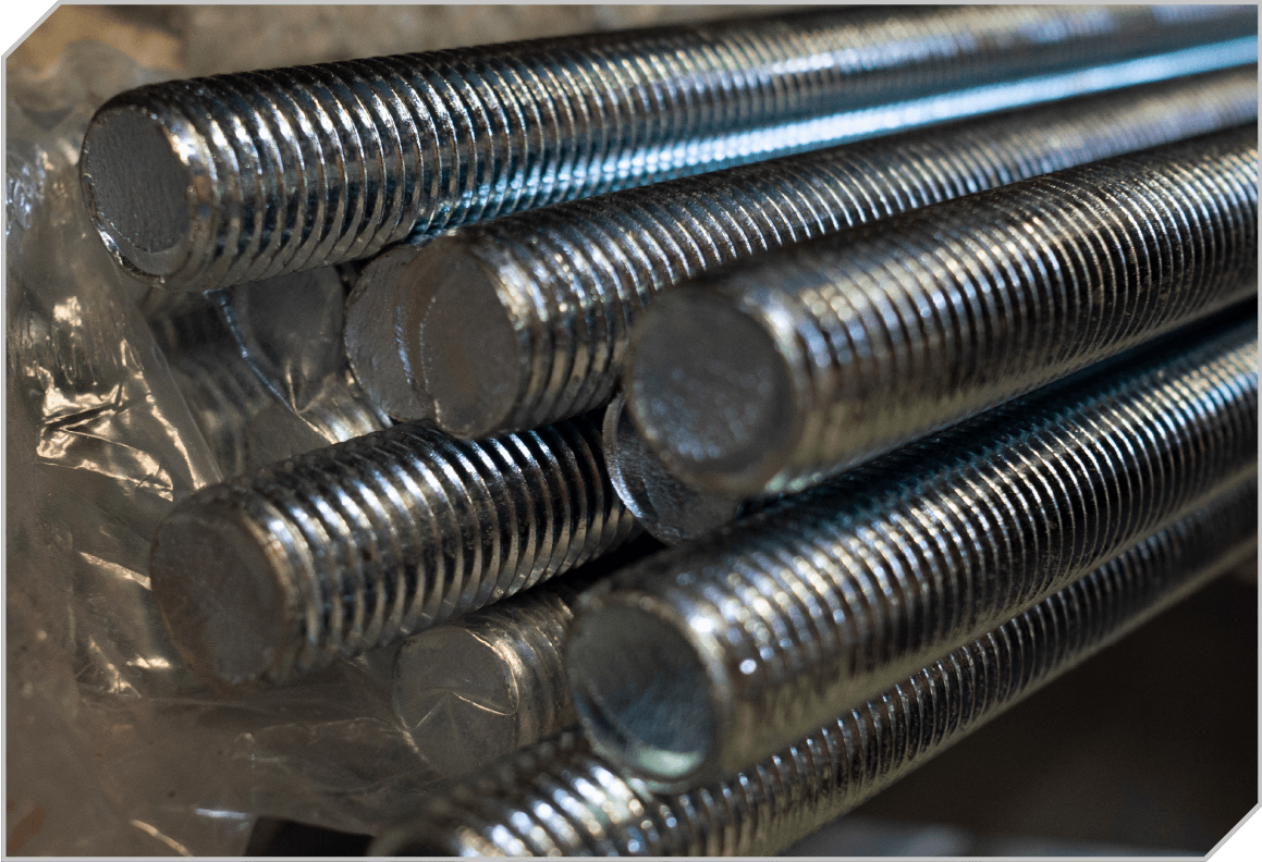 Steel threaded rods - GSYM technoplan - Fasteners specialists