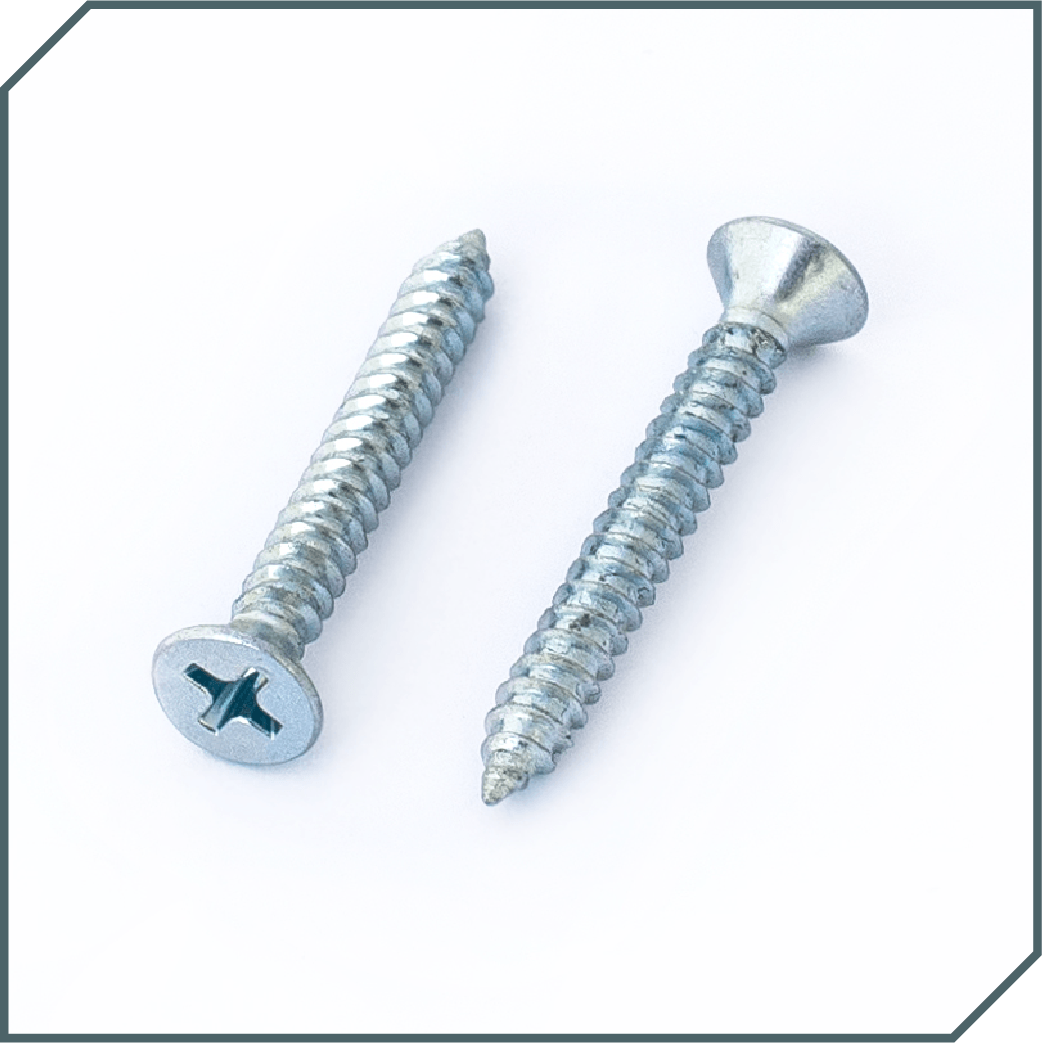 Metal screw self-tapping flat head - GSYM technoplan - Fasteners specialists