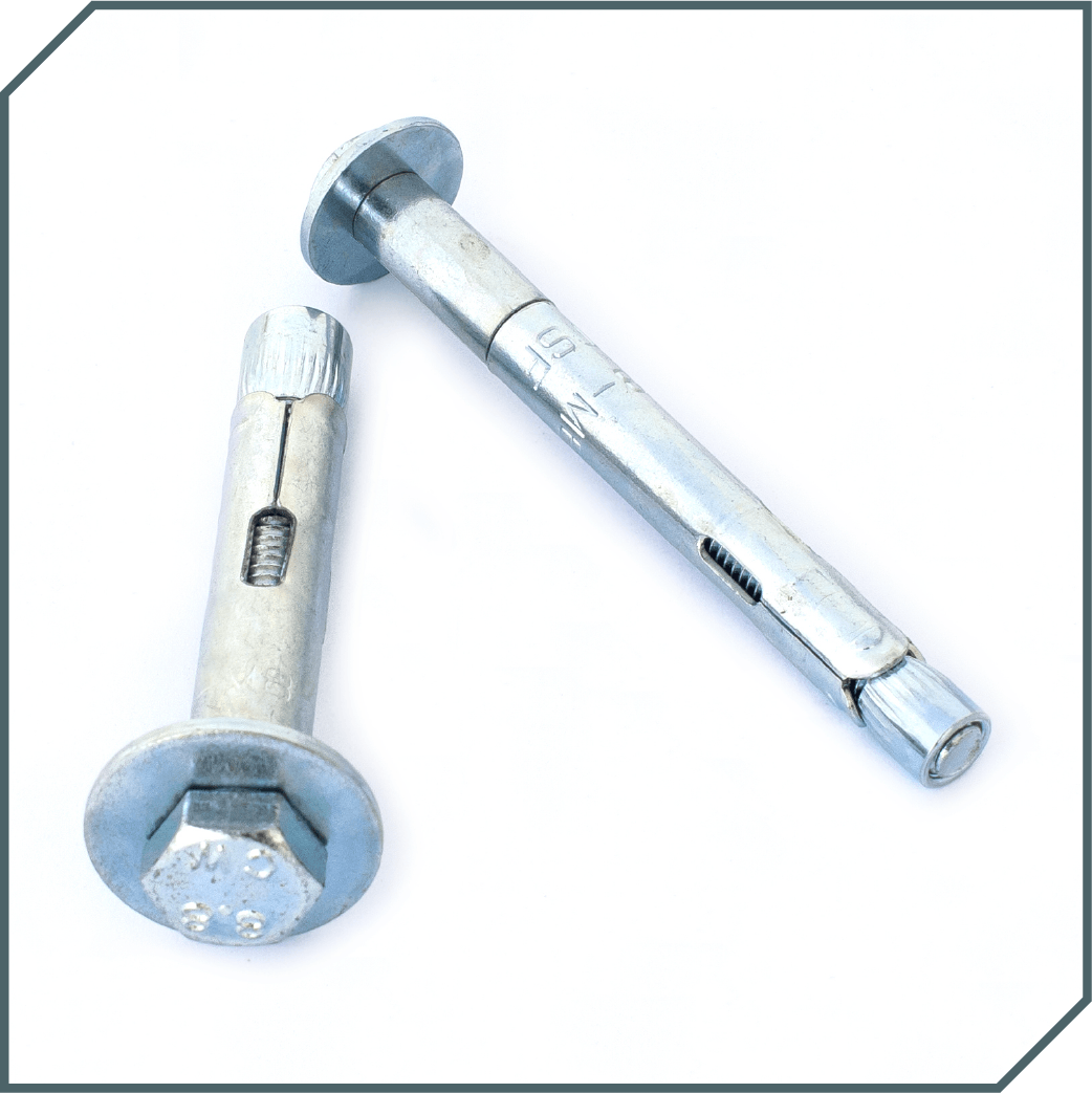 Sleeve anchors – Hex head – Grade 4.8, 8.8 - GSYM technoplan - Fasteners specialists