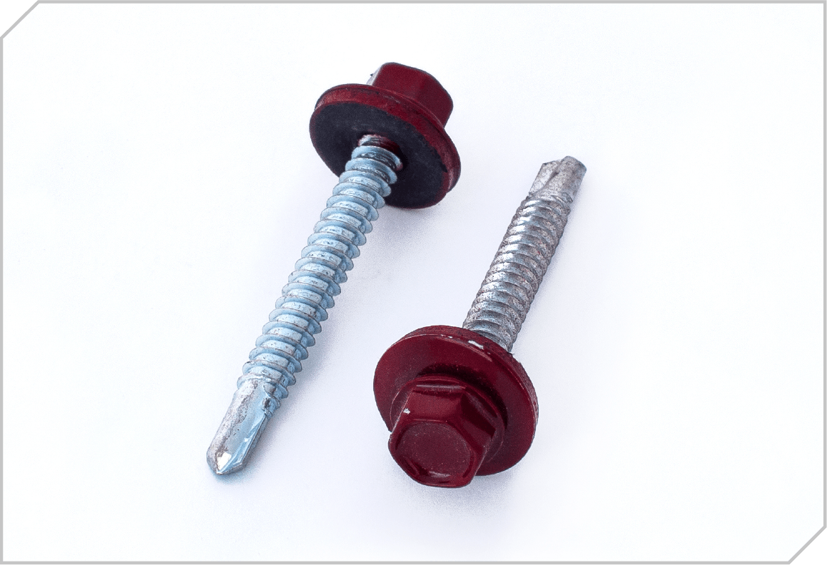 Roofing self-drilling screw - red - GSYM technoplan - Fasteners specialists