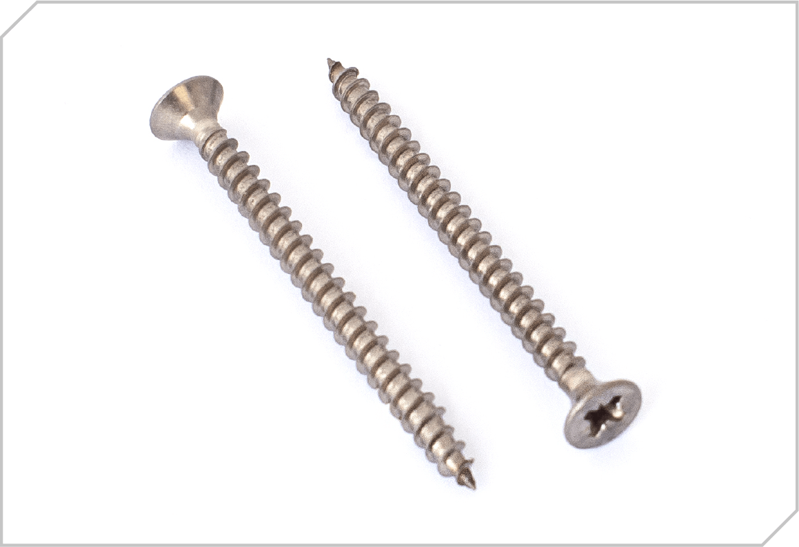 Stainless steel chipboard screw - GSYM technoplan - Fasteners specialists