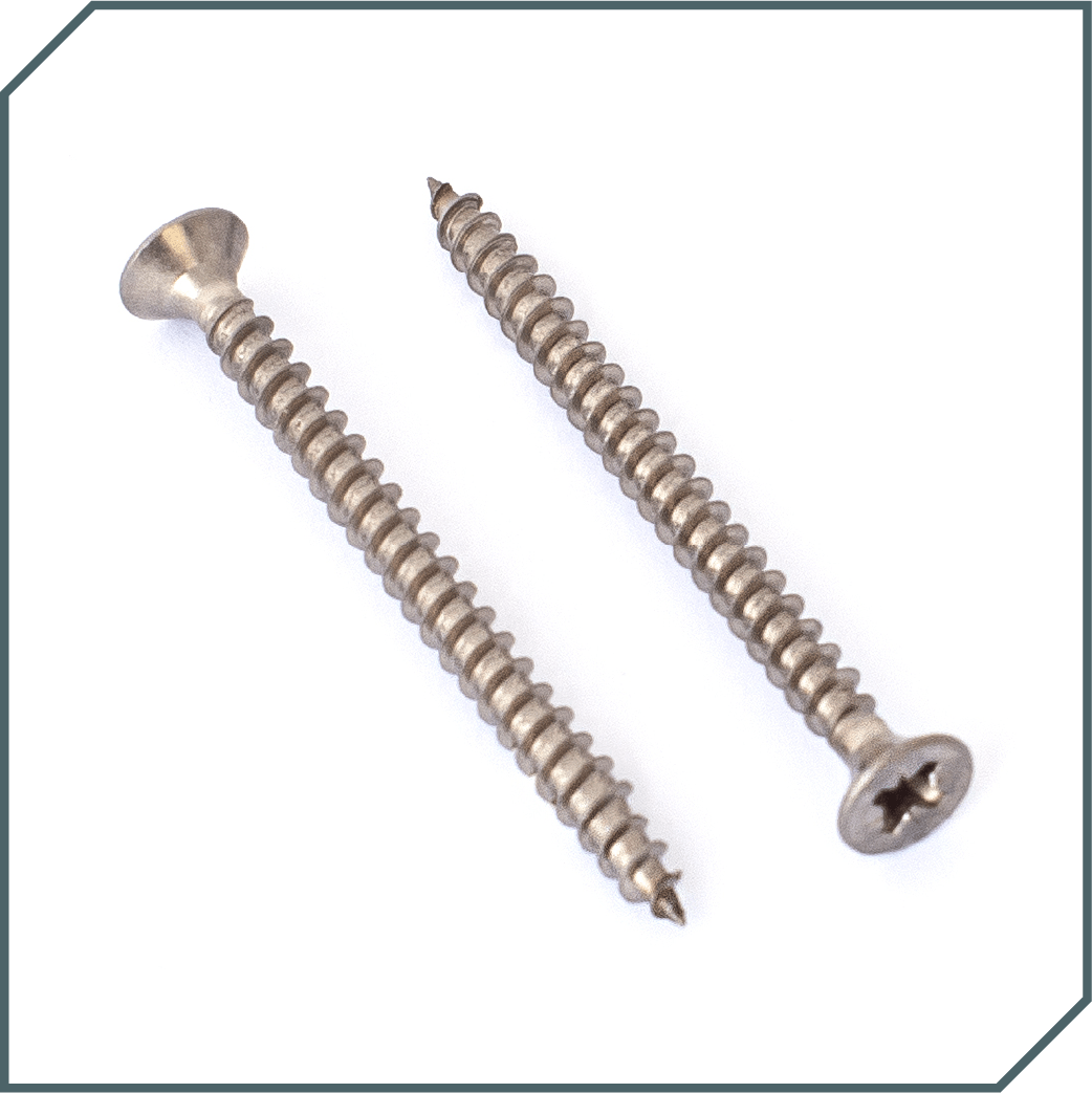 Stainless steel chipboard screw - GSYM technoplan - Fasteners specialists